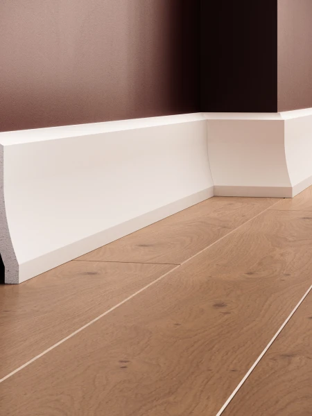 Plinta decorativa din polimer rigid S21 - 12x2.5x200 cm