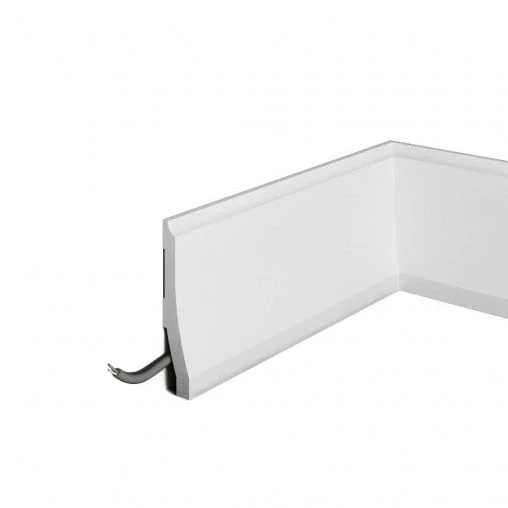 Plinta decorativa din polimer rigid S21 - 12x2.5x200 cm