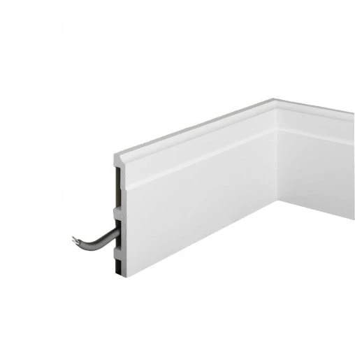 Plinta decorativa din polimer rigid S22 - 12x1.8x200 cm