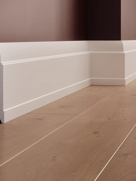 Plinta decorativa din polimer rigid S24 - 14.8x1.4x200 cm