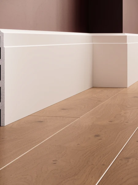 Plinta decorativa din polimer rigid S26 - 17.5x1.8x200 cm