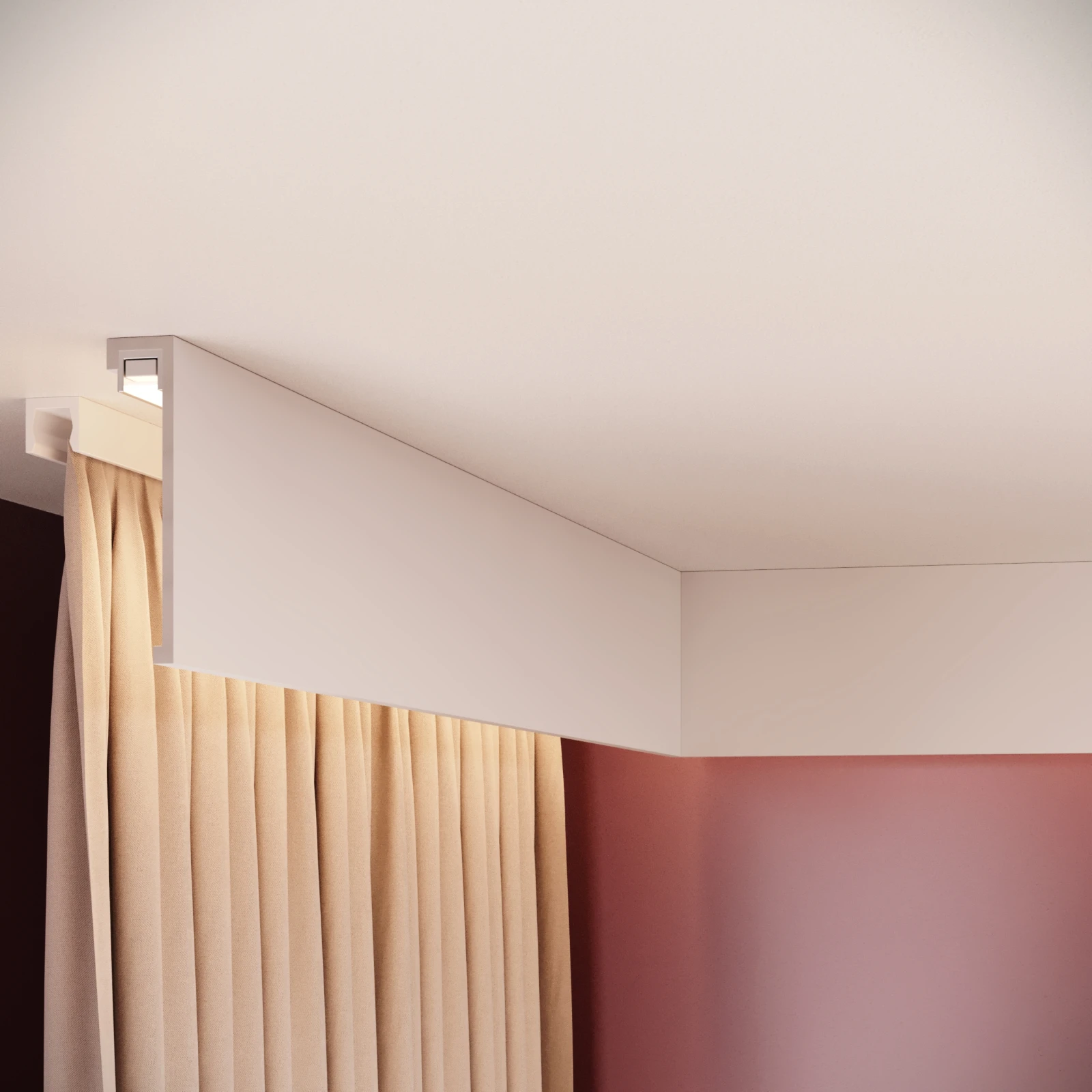 Plinta decorativa din polimer rigid S31 - 10x2.2x200 cm
