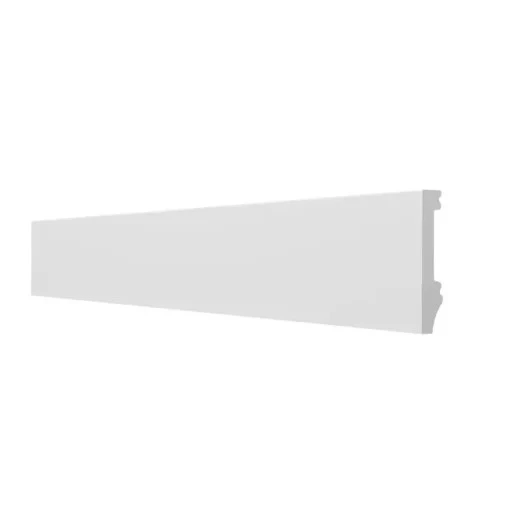 Plinta decorativa din polimer rigid S33 - 8x1.5x200 cm
