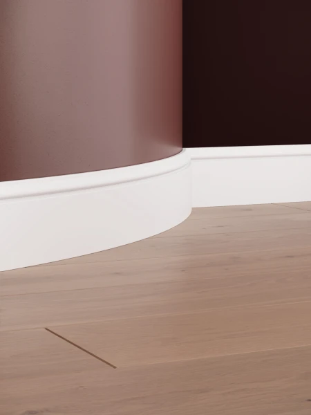Plinta decorativa din poliuretan flexibil S5F - 8x1.2x200 cm