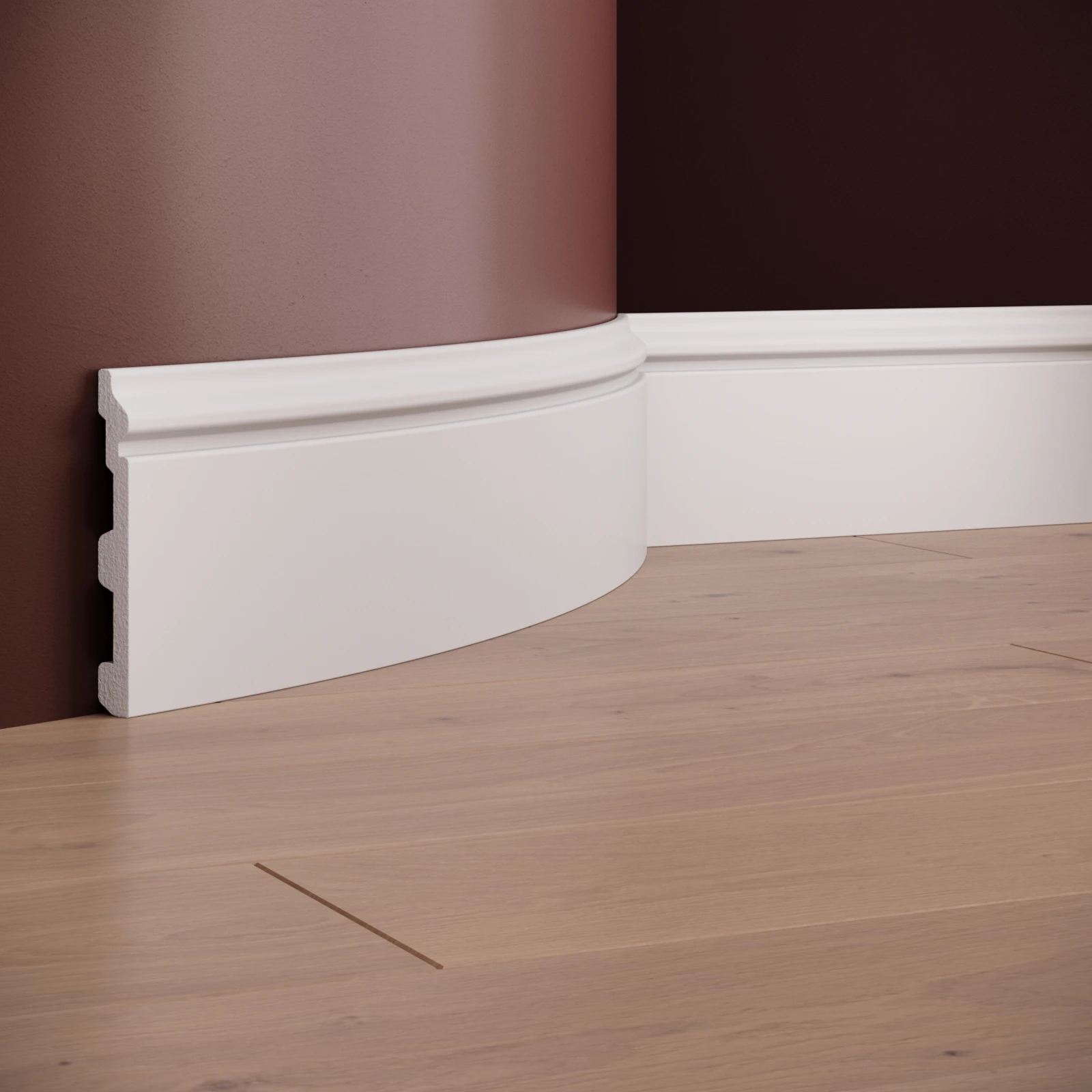 Plinta flexibila din poliuretan S13 - 12x1.5x200 cm