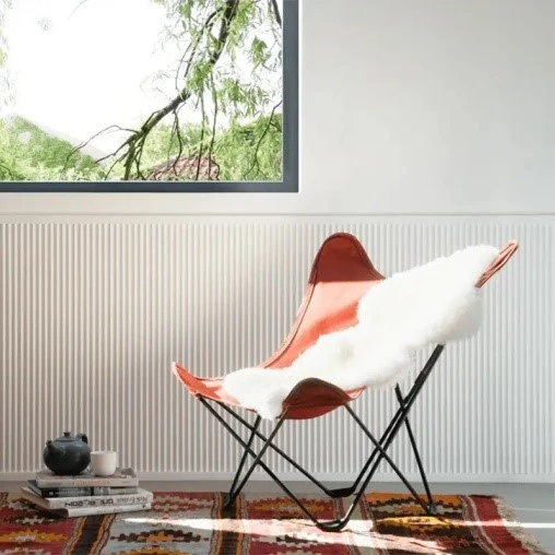 Profil de capat panou riflaj decorativ din polimer rigid Edge - 3x2.2x290 cm