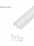 Profil stanga riflaj decorativ, Steps L, 6.3x2.1x250 cm