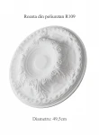 Rozeta decorativa din poliuretan R109 - diametru 49.5 cm