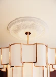 Rozeta decorativa din poliuretan R109 - diametru 49.5 cm