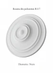 Rozeta decorativa din poliuretan R117 - diametru 56 cm