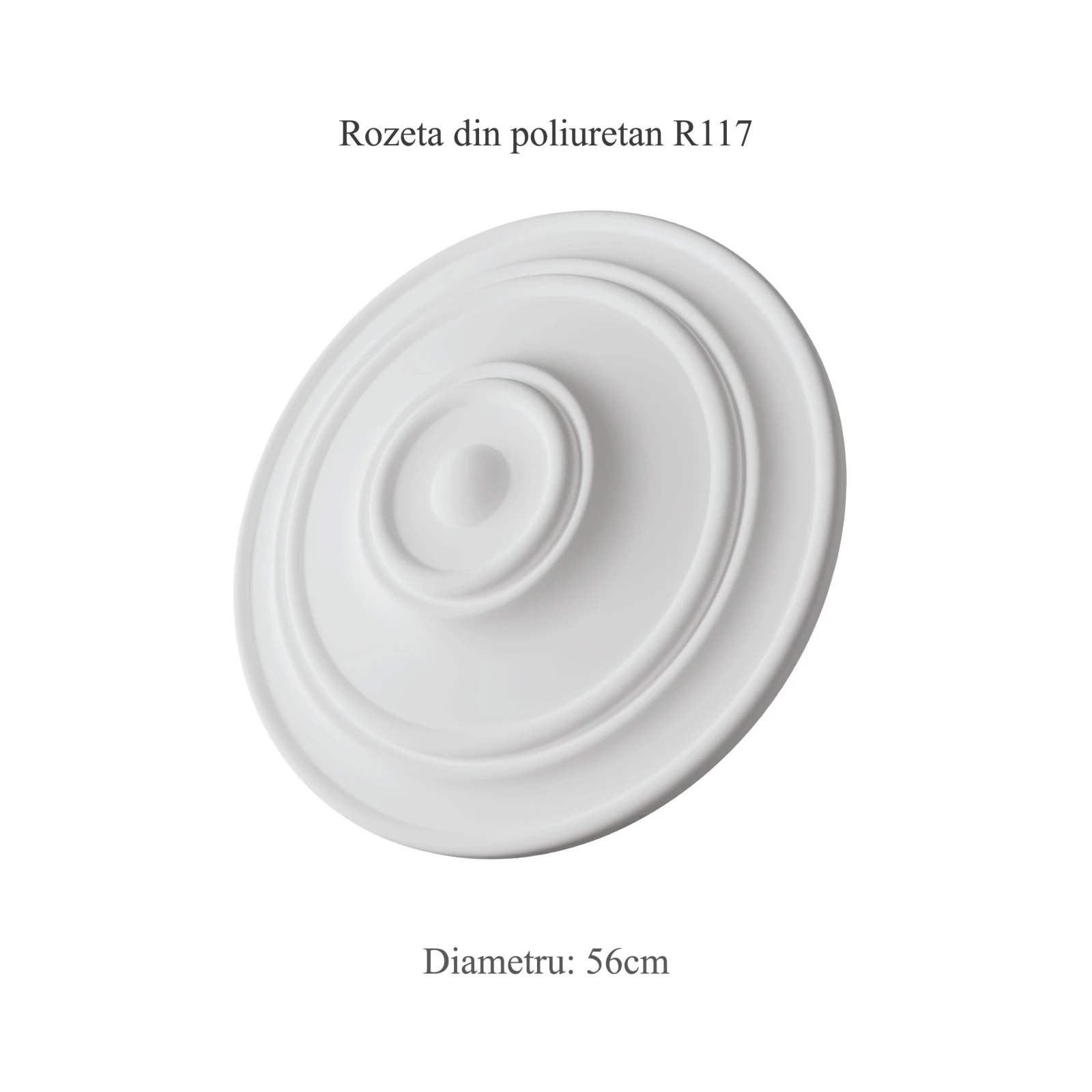 Rozeta decorativa din poliuretan R117 - diametru 56 cm