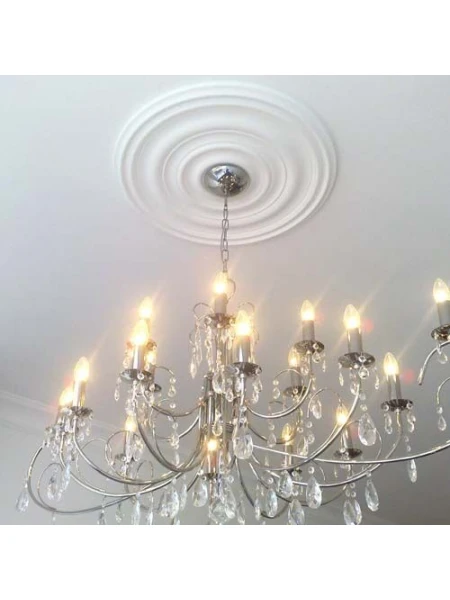 Rozeta decorativa din poliuretan R118 - diametru 33.5 cm