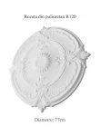 Rozeta decorativa din poliuretan R120 - diametru 77 cm