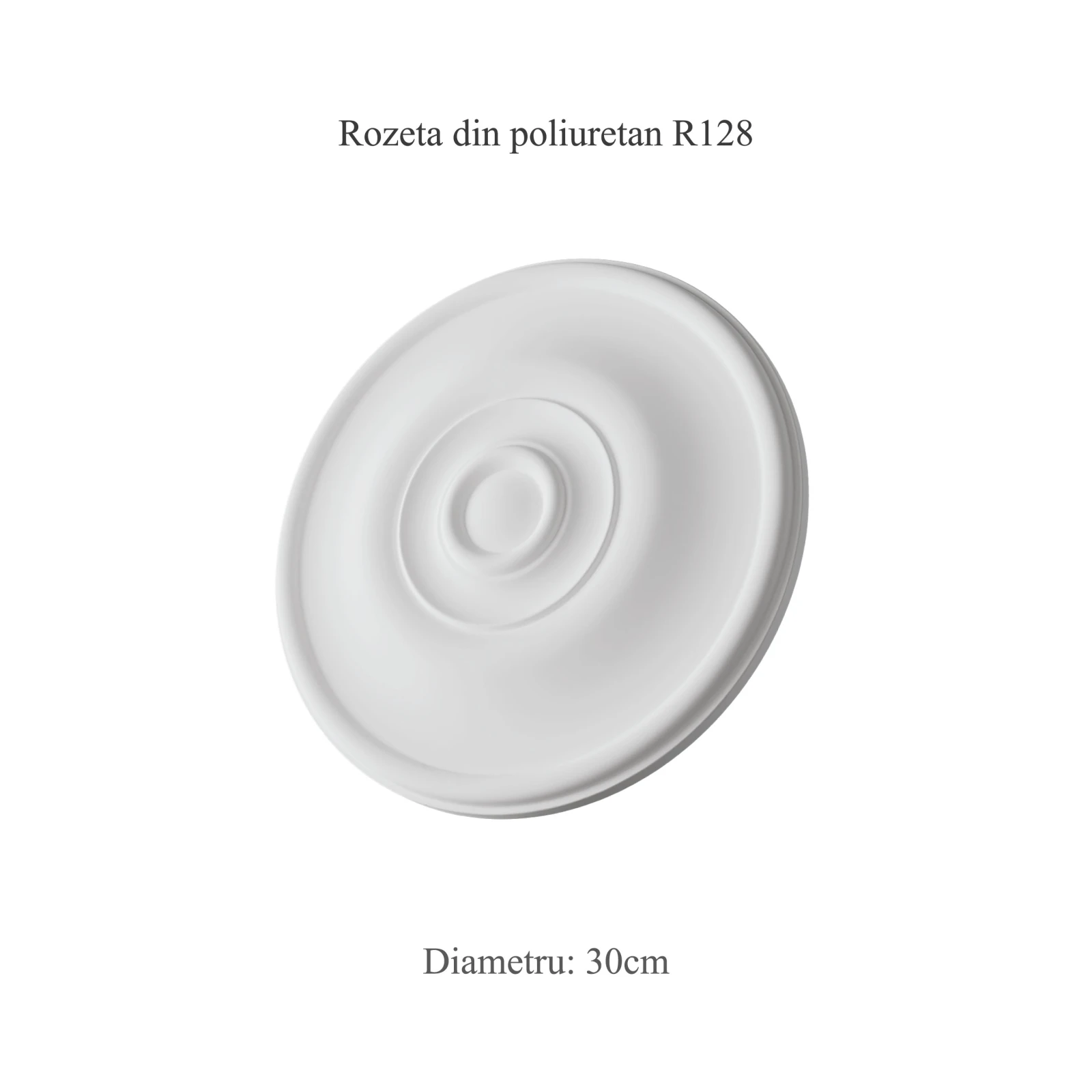 Rozeta decorativa din poliuretan R128 - diametru 30 cm