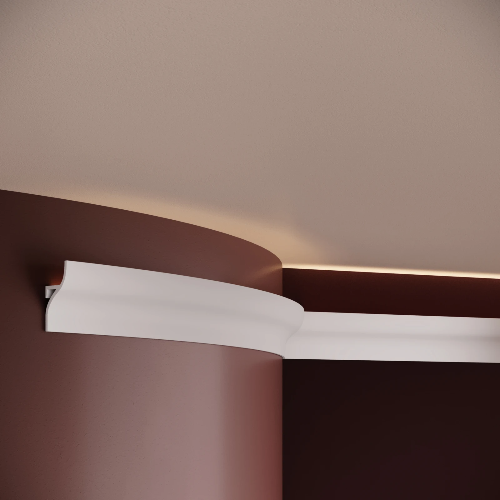 Scafa decorativa din polimer rigid ES10 - 5.2x2.4x200 cm