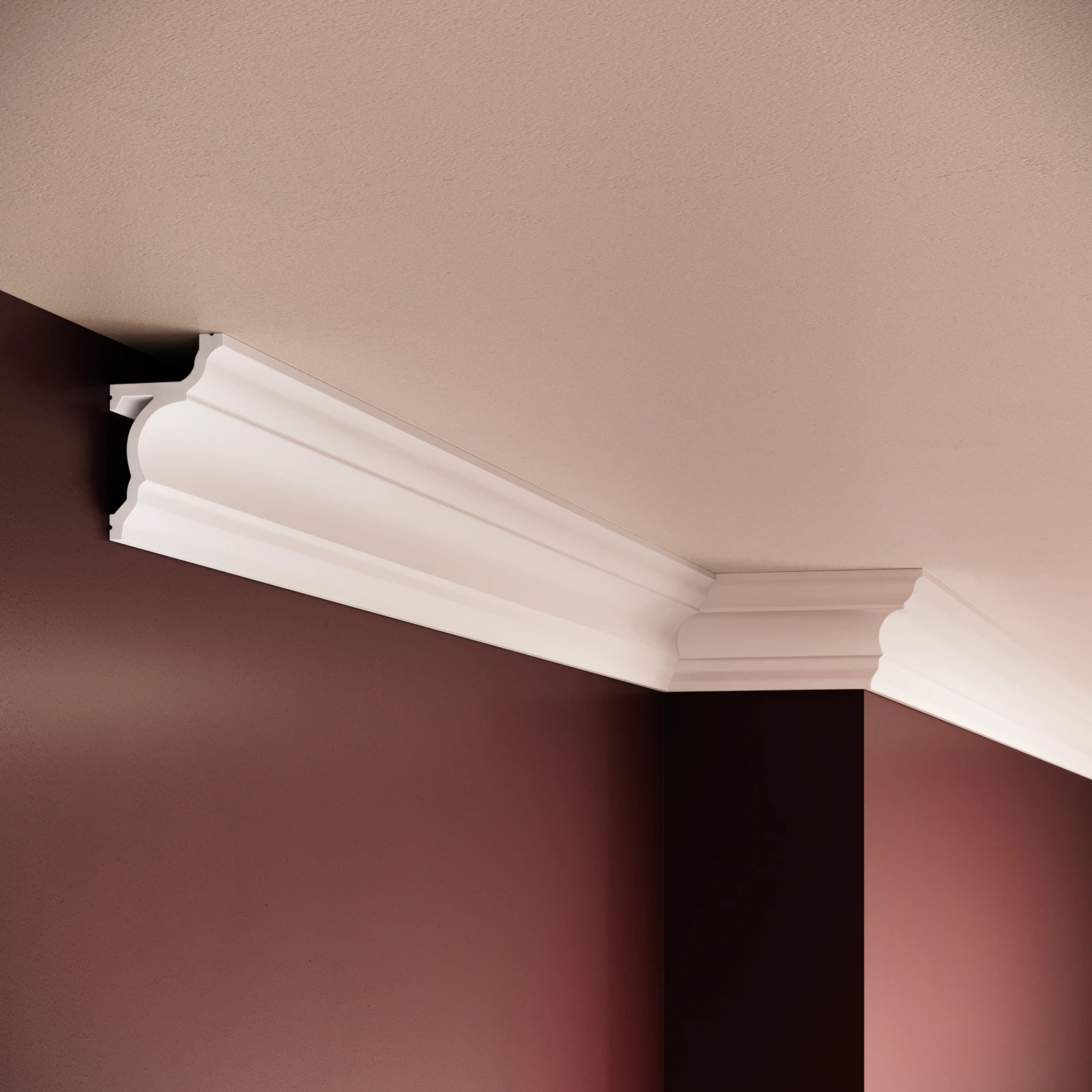Scafa decorativa din polimer rigid ES13 - 6.2x3.7x200 cm