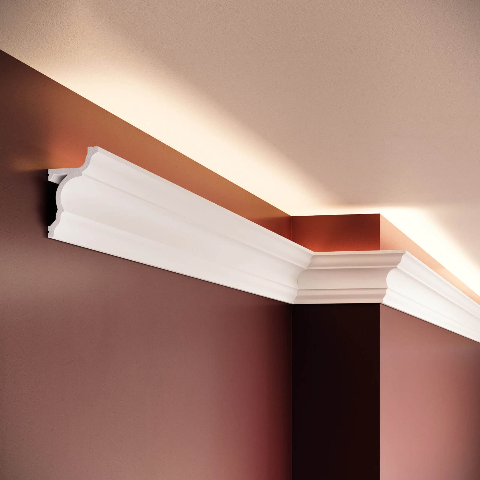 Scafa decorativa din polimer rigid ES13 - 6.2x3.7x200 cm