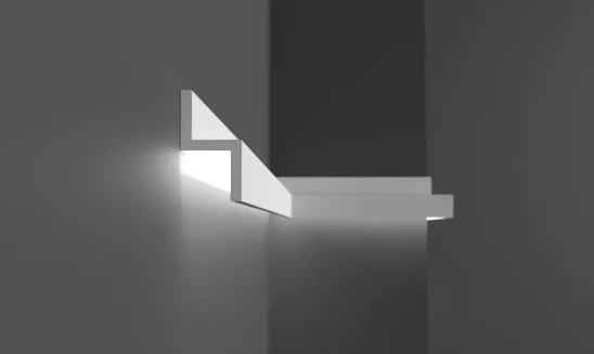 Scafa decorativa din polimer rigid ES3 - 4x2.2x200 cm
