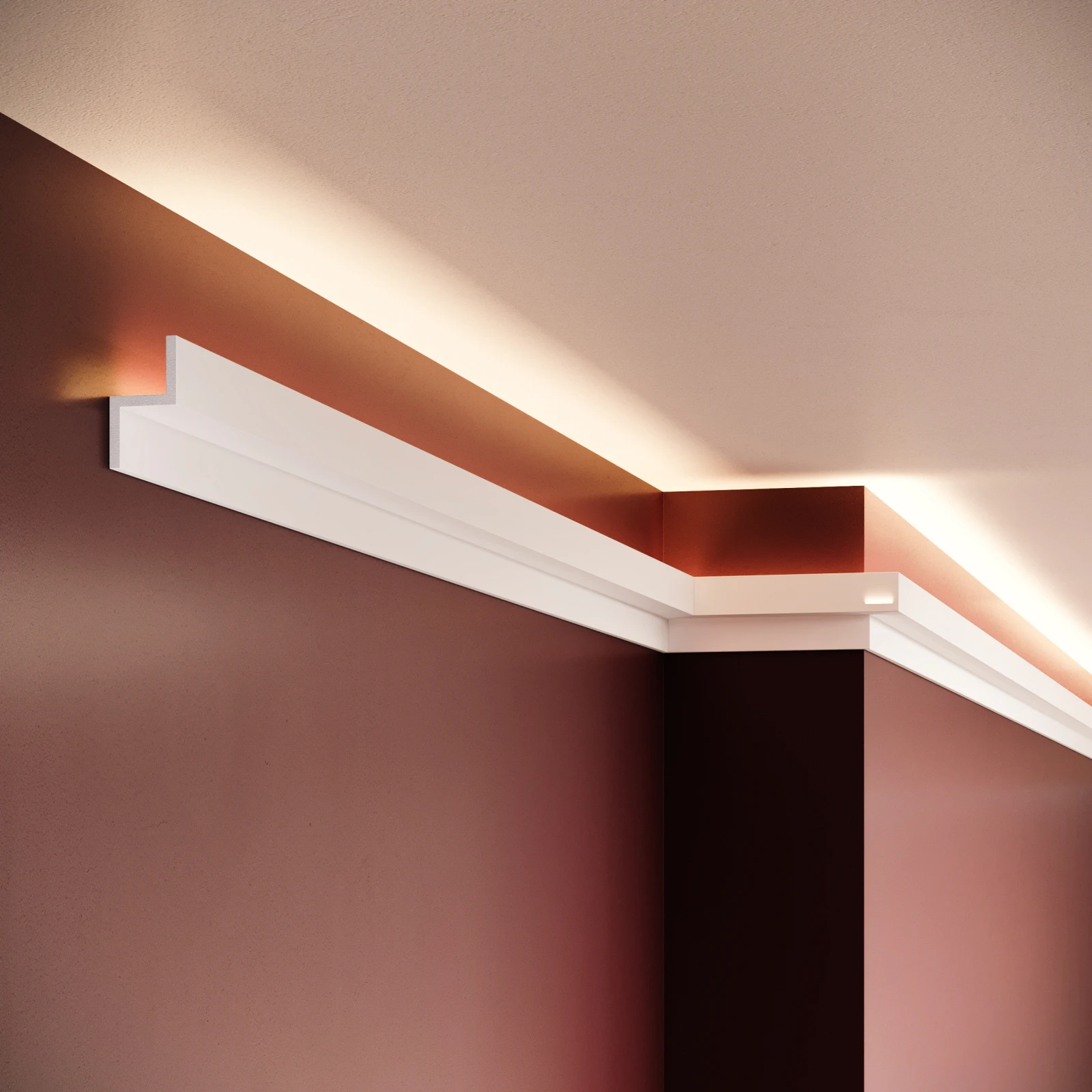 Scafa decorativa din polimer rigid ES3 - 4x2.2x200 cm