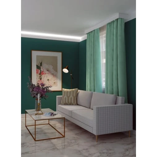 Scafa decorativa din polimer rigid ES4 - 10x4x200 cm