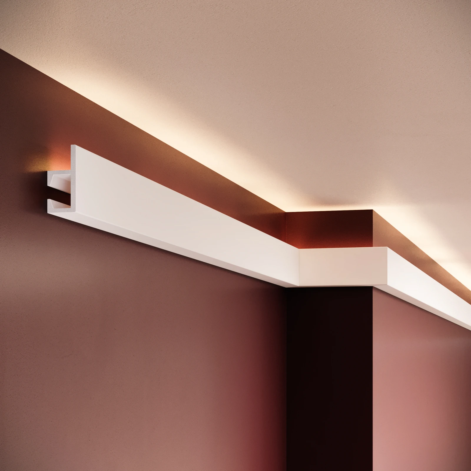 Scafa decorativa din polimer rigid ES6 - 4.8x2.2x200 cm