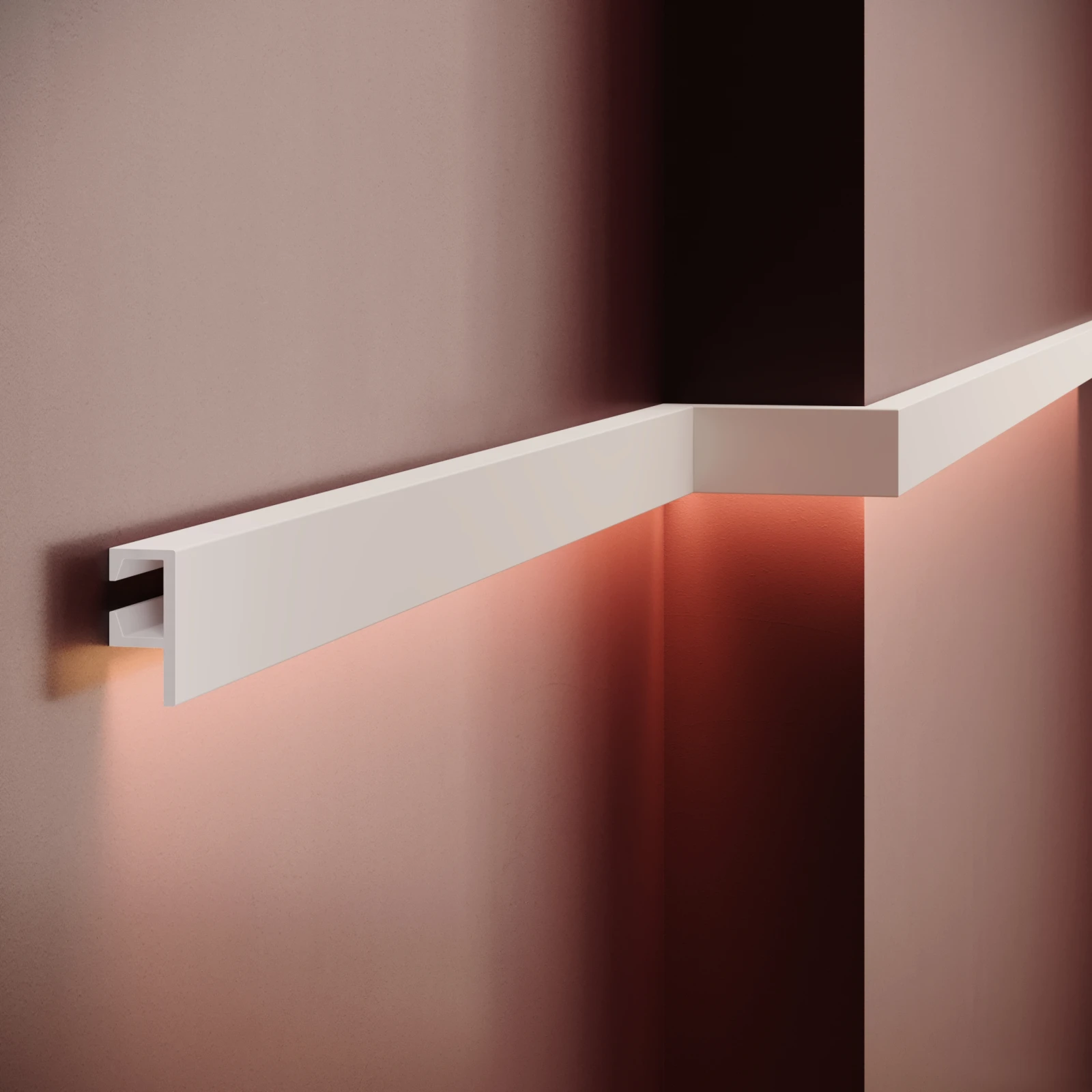 Scafa decorativa din polimer rigid ES6 - 4.8x2.2x200 cm