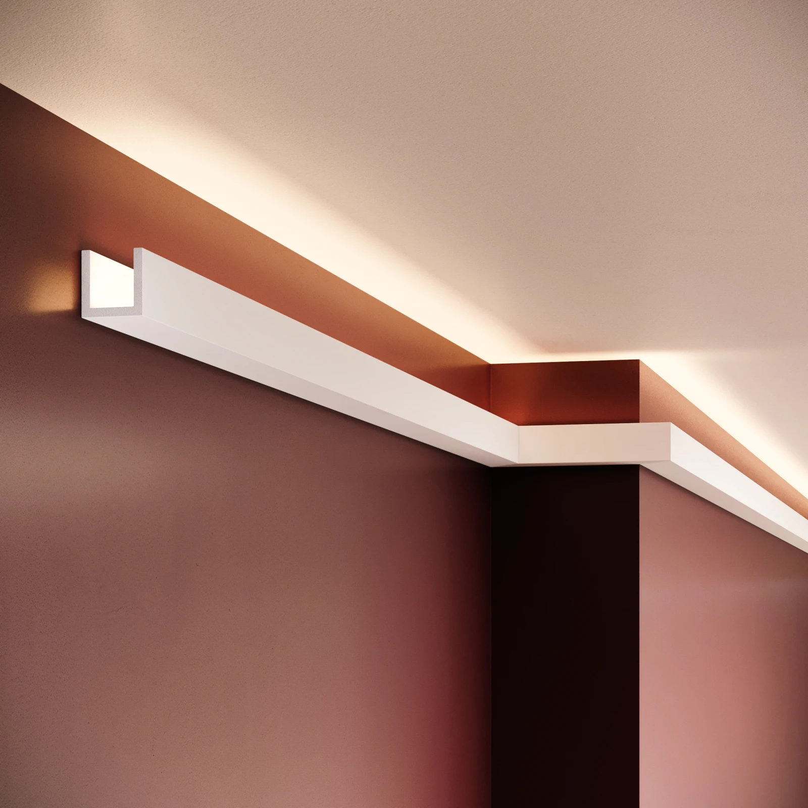 Scafa decorativa din polimer rigid ES7 - 2.7x2.8x200 cm
