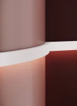 Scafa decorativa din poliuretan flexibil ES6F - 4.8x2.2x200 cm