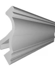 Scafa decorativa din poliuretan flexibil ES9F - 4.5x4x200 cm