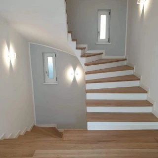 Parchet dublustratificat stejar si scara