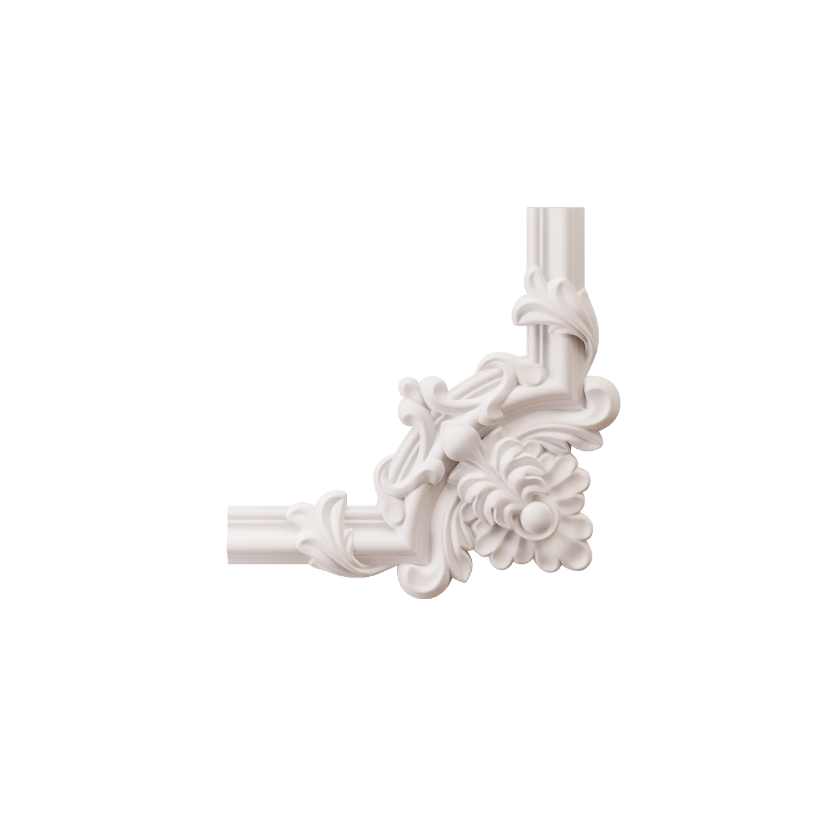 Chenar decorativ din poliuretan B10-2 - 22x22x1.6 cm