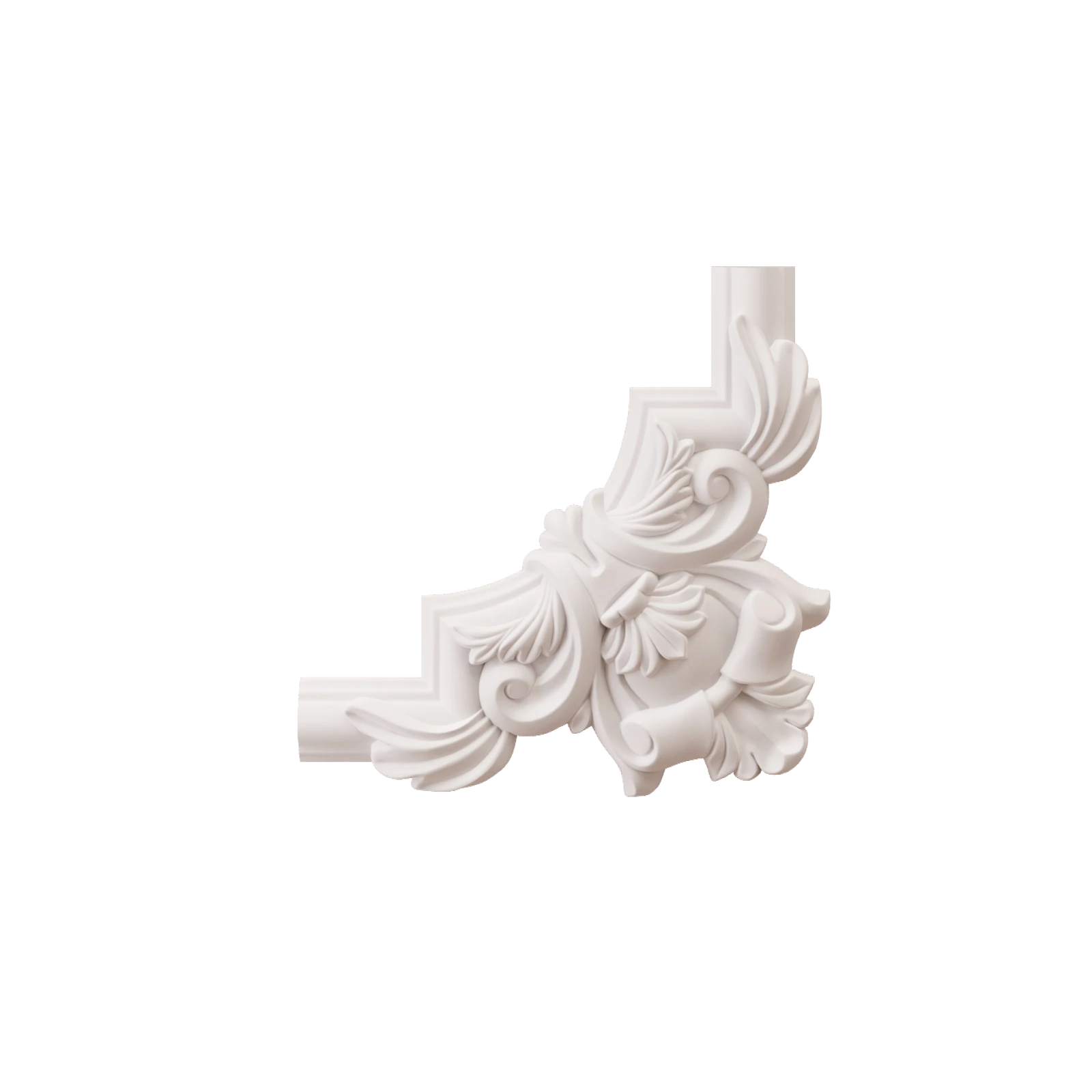 Chenar decorativ din poliuretan B16-2 - 26.5x26.5x2 cm