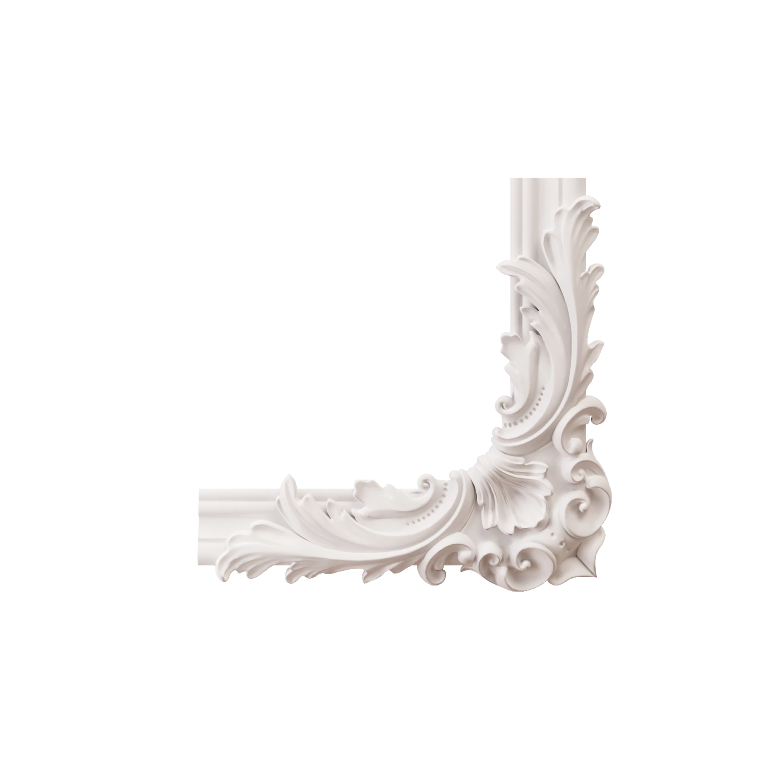 Chenar decorativ din poliuretan B19-2 - 28x28x3 cm