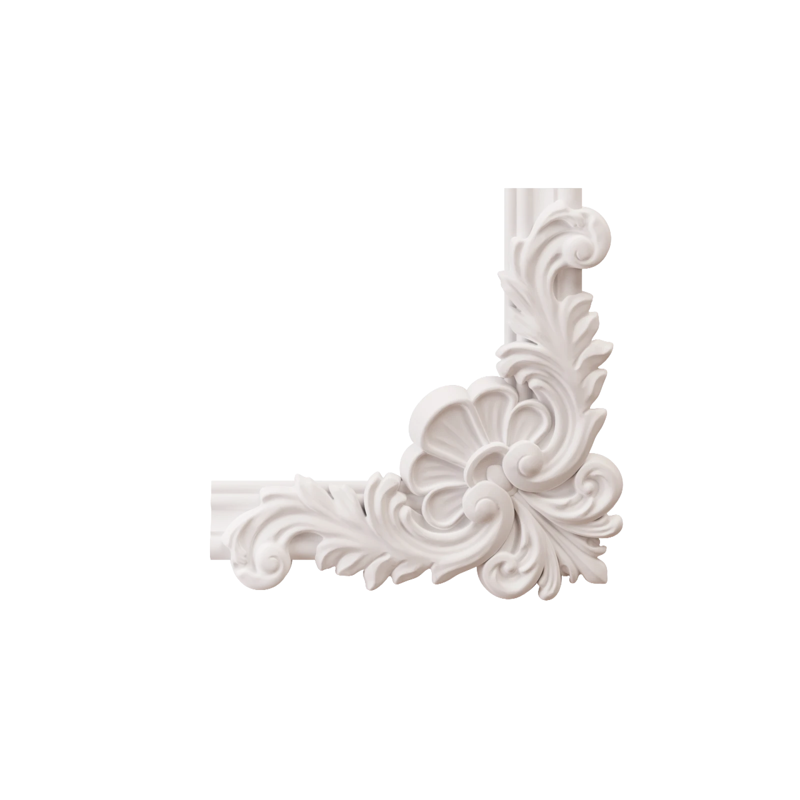 Chenar decorativ din poliuretan B19-3 - 26.8x26.8x3 cm