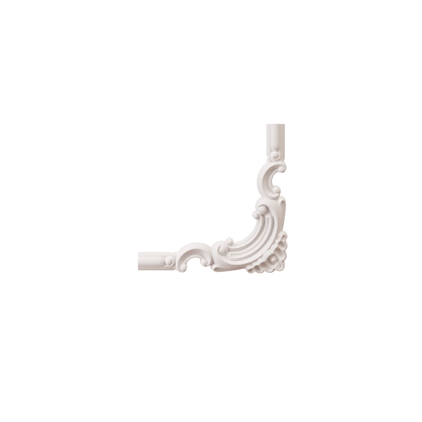 Chenar decorativ din poliuretan B21-2 - 19.5x19.5x1.2 cm
