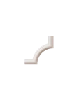 Chenar decorativ din poliuretan B22-1 - 15.4x15.4x1.6 cm