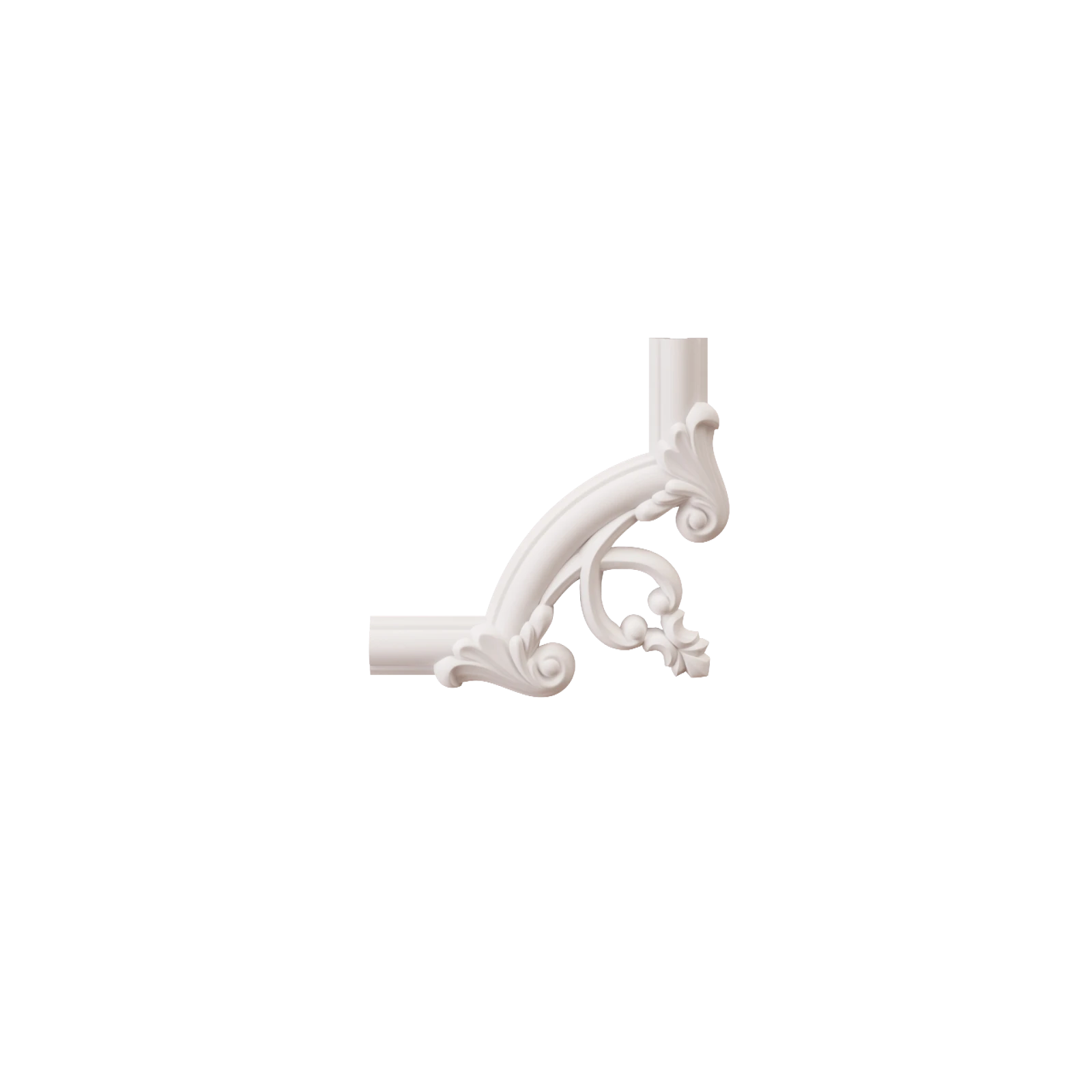 Chenar decorativ din poliuretan B22-2 - 18x18x1.6 cm
