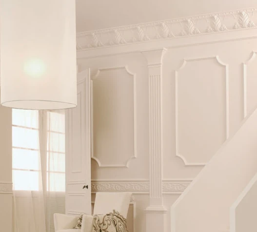 Coltar decorativ din poliuretan CR863B - 18x18x1.5 cm