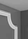 Coltar decorativ din poliuretan CR863B - 18x18x1.5 cm