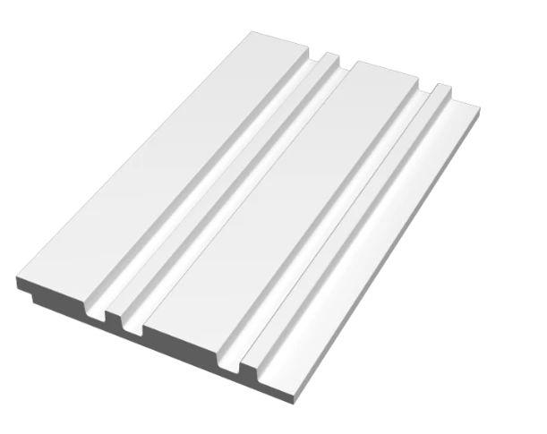 Panou decorativ 3D din polimer rigid, model Riflaj WP1 - 12.2x1.2x270 cm