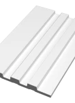 Panou decorativ 3D din polimer rigid, model Riflaj WP4 NEW - 13x1.2x270 cm